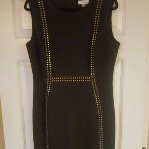 Classic little black sheath dress